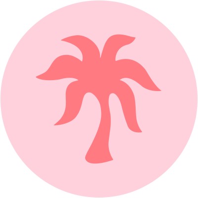 PINK PALM PUFF
