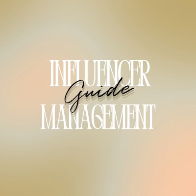 Influencer Guide Management
